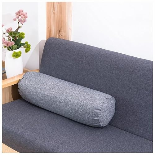 Rollenkissen 60/80/100x20 Body Pillow for Adults, Full Body Pilllow for Sleeping, Long Round Cervical Pillow, Bolster Side Sleeper Pillow with Abnehmbar Cover(@8,20x100cm/8x39in)
