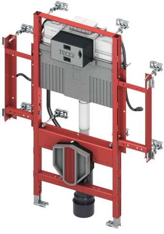 TECEprofil WC-Gerontomodul, mit Uni-Spülkasten, Keramikbefestigung für 48cm, Bauhöhe 1120mm, 9300309