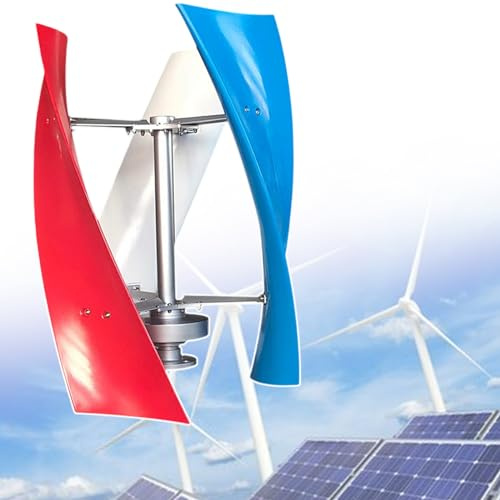 Generador de turbina eólica Vertical de 400 W con Controlador Maglev (12 V/24 V) para soluciones energéticas industriales, para Uso marítimo, de caravanas y doméstico.