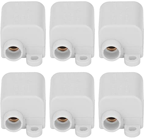 RASTKY Connecteur de Câble de Type T, Séparateur Facile à Installer, Connecteurs Rapides sans Rupture pour le Câblage du Boîtier électrique de la Lampe Suspendue, 6 Pièces