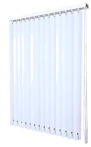 LRYELWA Rideau Coulissant à Lamelles,Stores Verticaux Occultants pour Fenêtres,Kit Complet Store Californien à Lamelles Verticales pour Bureaux et Maison,Personnalisables (50cm x 220cm)