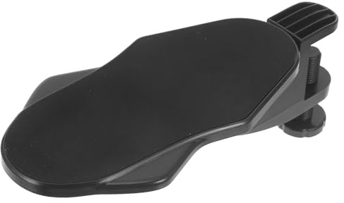 MAGICLULU Repose-bras de Bureau sans Perçage en Abs Solide, Rallonge de Table Ergonomique pour Clavier et Souris, Support Accoudoir Réglable pour Soulager Poignets et Coudes en Usage