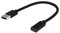 CERRXIAN 8 Zoll / 22 cm USB 3.1 Typ C Buchse auf USB 3.0 A Stecker Verlängerungskabel Adapterkabel, Verlängerung Datenkabel forfor MacBook, Chromebook Pixel und mehr mit USB-C-Port-Geräte