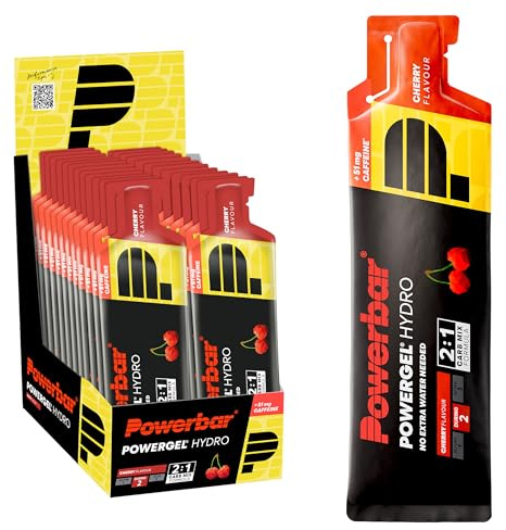 Powerbar PowerGel Hydro (24x67ml) Cherry (with caffeine) - Energie & Ausdauer - Energie-Gel