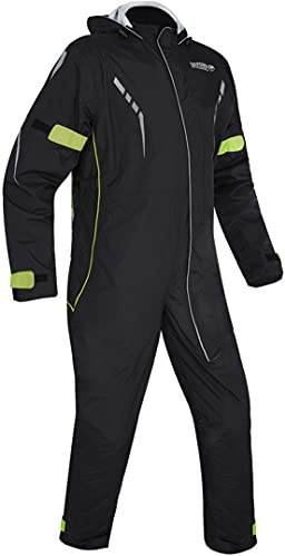 Stormseal Motorrad-Oversuit, wasserdicht, Tourenanzug, Schwarz, Größe M