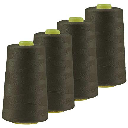 4 x 4572m Qualitäts Overlock-Garn Overlock-Nähgarn Oeko-Tex Farbe 821-860
