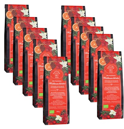 Té de Navidad orgánico 10 x 100g Paulsen Tee Té de frutas
