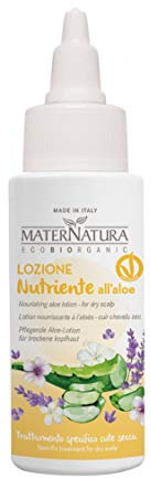 Maternatura, Lotion Nutritive à l'Aloe, Traitement Spécifique pour le Cuir Chevelu Sec et Irrité, Hydrate et Apaise, Routine Beauté Bio pour Cuir Chevelu et Cheveux Secs, Fabriquée en Italie - 150 ml