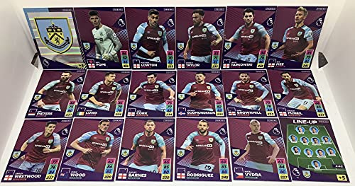 PANINI ADRENALYN XL 2021/2022 Full of All 18 Burnley Cards AS Pictured