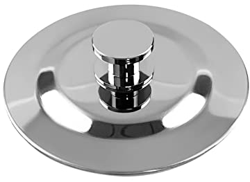 Tappo di Scarico per Vasca da Bagno 44 mm, Universale Tappo Vasca da Bagno, Facile Impugnatura, per Lavabo da Bagno, Cucina, Confezione da 1