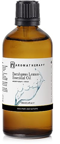 n2 Aromaterapi eukalyptus citron eterisk olja 100 ml - naturlig rengöring, hudvård, diffusor, tvål, ljusframställning
