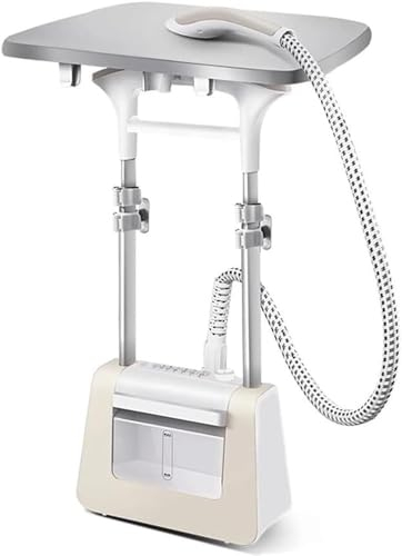 Vaporizador de ropa vertical de 1800 W, vaporizador de ropa profesional resistente for el hogar comercial Plancha de vapor de mano con tabla de planchar for todos los tejidos