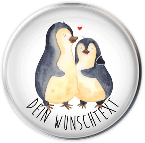 Mr. & Mrs. Panda Waschbeckenstöpsel selbst gestalten Pinguine Einschlafen - Personalisierte Geschenke, Geschenk für Frauen, Freundin, Badstöpsel personalisiert, Hochzeitstag, Freund, Personalisierter