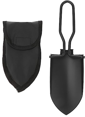 WOONEKY Pala Plegable De Jardín De Inoxidable Shovel Multifuncional para Camping y Jardinería con Bolsa De Transporte Diseño Portátil y Fácil De Usar para Exterior y Actividades Al