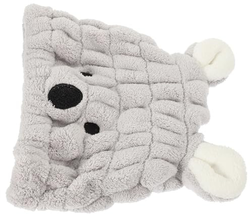 Saugfähige mit Fleece Handtuch Coral aus Haarhaube Ohrdesign für Kinder | Schnelltrocknende Trockenhaube, Weiche Passform, Cartoonartige Optik, Geeignet nach Haarewaschen