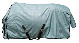 HKM High Comfort Style Fleecefutter Weidedecke, Salbei, 135