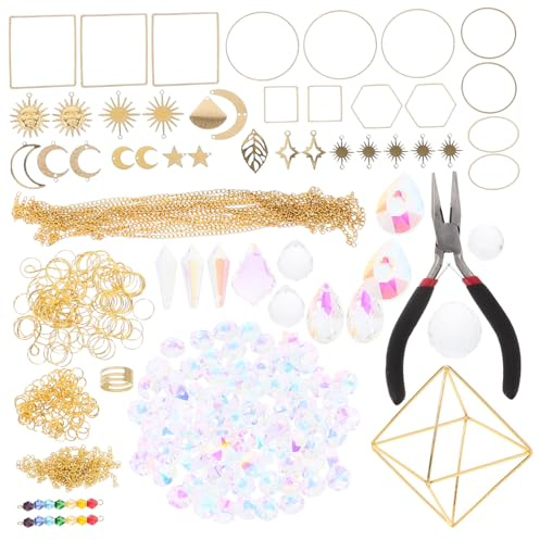 Milisten Kit DIY Suncatcher Rainbow in Vetro per Adulti