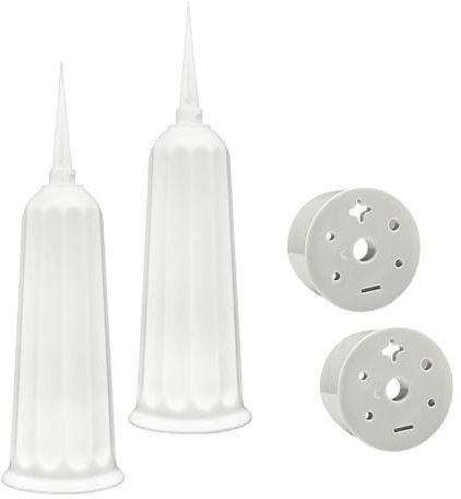 Vasi commemorativi rinforzati, design anti punta, facile montaggio a terra per composizioni floreali in cimiteri, giardini, vasi commemorativi con fori di drenaggio