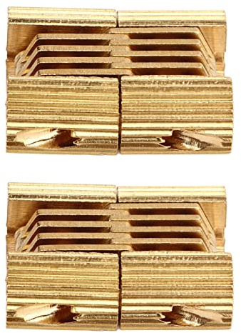 Chômes cachées à 180 degrés Swing Heavy Duty Duty Copper Machet Cabinet Door Hinges pour portes d'armoires en bois Projets de bricolage en métal 2pcs