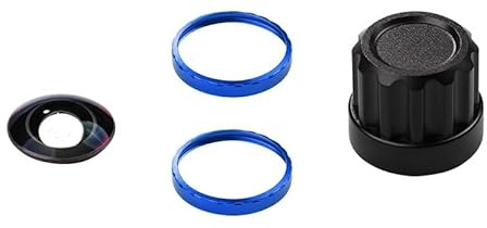 Kit de lentes intercambiables para Insta360 X5, juego de lentes de repuesto ópticos HD con anillos de montaje de aluminio y herramientas para cámara Insta360 X5, accesorios profesionales de lente