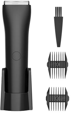 Fangxuee Depiladora Corporal para Hombres, Afeitadora Eléctrica Corporal, Recortadora de Bikini, Recargable, para Zonas Sensibles.