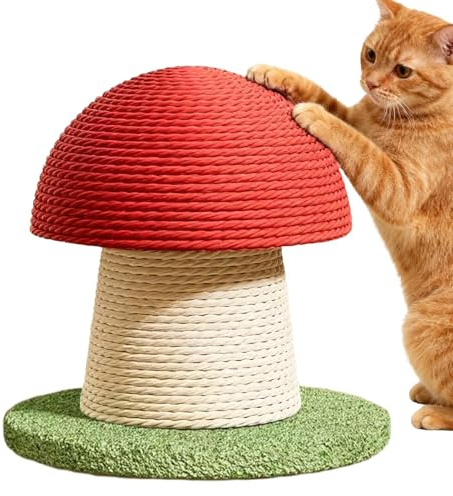 Cat Scratch Post | Sisal Tower Sturdy Base,Tall Scratching Post for Cats | for Kitten Exercise Physical Exercise Boredom Relief Birthday Home Apartment Indoor Outdoor Floor