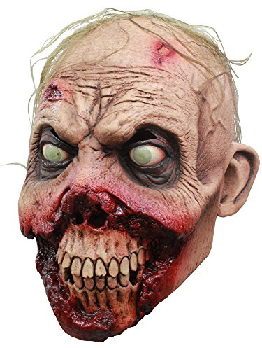 Ghoulish Productions - Máscara Encías Podridas, Línea Zombies Disfraz de Látex resistente, pintada a mano, Halloween, Desfile de Carnaval, Fiesta de Disfraces, Talla única adulto