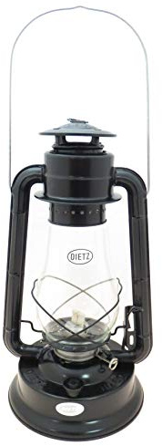 Hurricane Lantern Blizzard Oil Burning Lantern (Black)