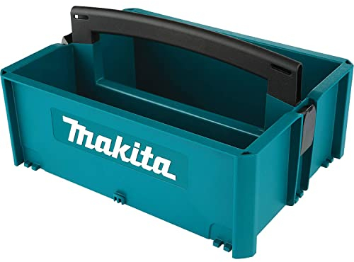 Makita P-83836 Toolbox Größe 1, offene Werkzeugbox, zwei Fächer, mit Tragegriff, verknüpfbar an Koffersystem, 395 x 295 x 225 mm (LxBxH)