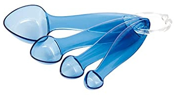Tescoma Misurini A Cucchiaio Realizzati in Plastica Colorata E Resistente, Dosano Correttamente da 5 A 15 Ml. Ideali per Spezie E per Olio. in Set da 4 Pezzi.