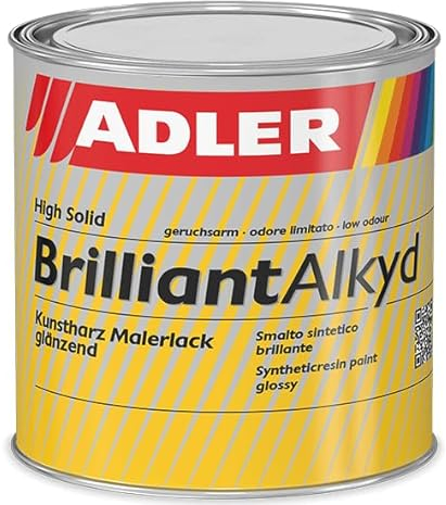 ADLER Kunstharzlack glänzend Brilliantalkyd - Buntlack in div. Farbtönen RAL8011 Nussbraun / 125ml