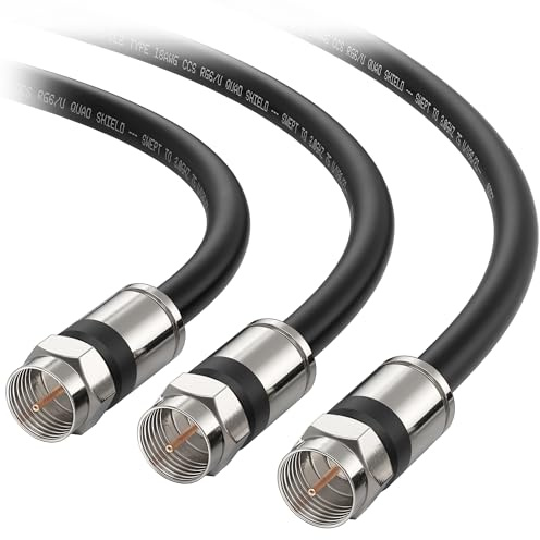 Cable Matters CL2 in-wall Rated (cm) Quad Shielded RG6 coassiale cavo patch
