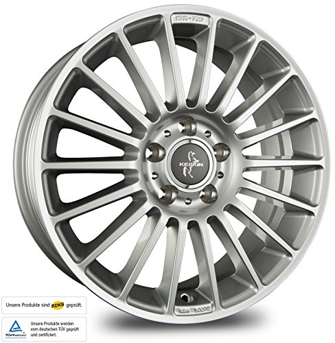 KESKIN KT15 SILVER PAINTED 7x17 ET48 5.00x108.00 Hub Hole 72.60 mm - Alu felgen