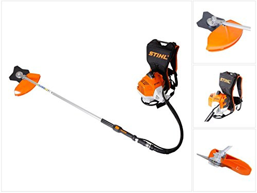 Stihl FR 410 C-E Rückentragbare 2kW-Motorsense mit STIHL ErgoStart - Schwarz, Silber, Weiß, Orange - Gasbetrieben - Sporty