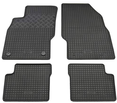 Gummi Fußmatten Set, 4teilig, Gummifußmatten Gummimatten Matten