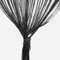 String Curtain Panel, Glitter Door Wall Window Doorways Panel Fly Screen Fringe Room Divider Blinds, Decorative Tassel Ribbon Strip Silver Screen for Living room, Bedroom, Party Events (Black)