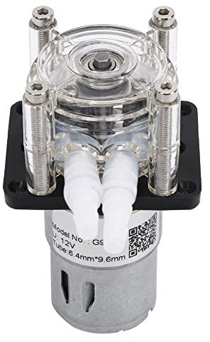 Bomba peristáltica de flujo grande Bomba dosificadora Bomba de líquido peristáltica G928, 500 ml/min, bomba dosificadora peristáltica con gran caudal para laboratorios de acuarios (12 V)