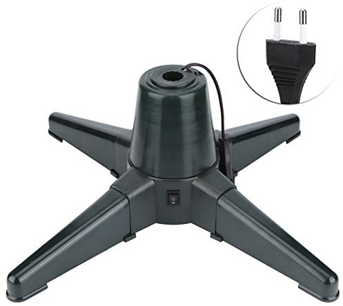 Supporto per Albero di Natale, Supporto per Albero di Natale Rotante, Supporto per Albero di Natale Elettrico Base Girevole a 360 Gradi Supporto per Albero Decorazioni per la casa Alberi Veri(50 cm)