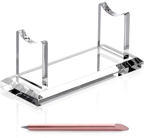 SANRUI Acryl-Stifthalter, Präsentationsständer, für Füllfederhalter, Make-up-Pinselhalter, Kugelschreiber, Pinsel-Organizer, Schreibtisch für Zuhause, Schule, Büro oder Geschäft