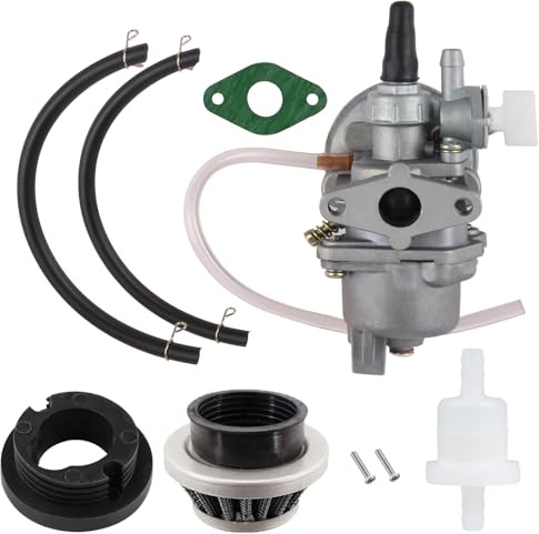 iDMRURvm 47cc 49cc Vergaser + Luftfilter für Miniquad Pocketbike Dirtbike Mini Motor Ersatzteile