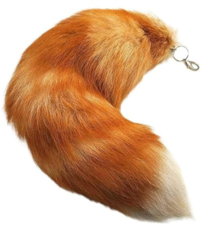 Permangallop fuchsschwanz anhänger fuchsschwanz Schlüsselanhänger Animal Tail Zubehör Tasche Charme Plüsch-Anhänger Groß Plüsch-Schlüsselanhänger Tanz-Requisiten