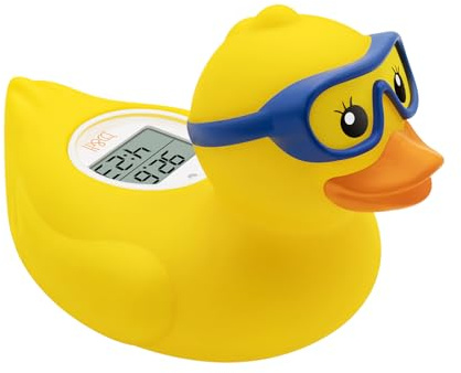 b&h Baby Bath Thermometer, Safety Water Temperature Monitor, Glasses Duck