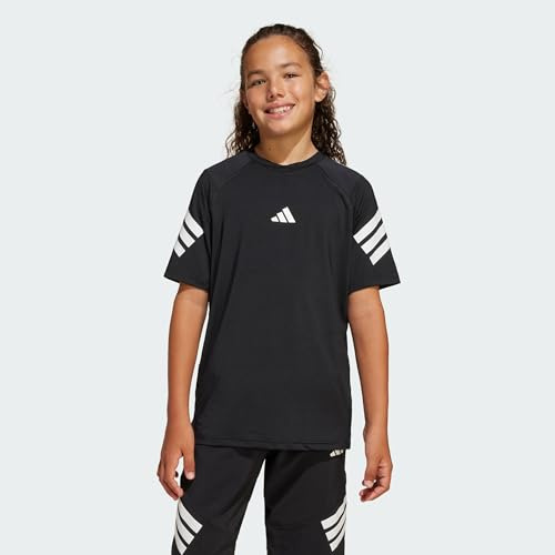 adidas Pojkar ALL SPORTS NXT TEE, Black/White, 7-8 Years