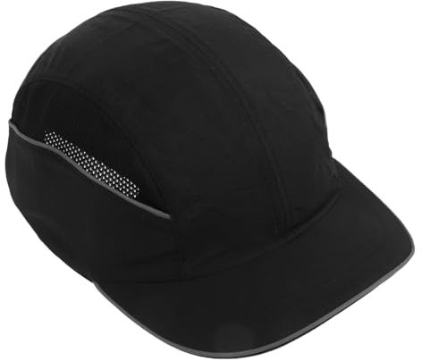 BUGUUYO Bump Cap Baseball Safety Hat Long Brim, Anti-static Breathable Protective Work Helmet for Industrial Outdoor Use