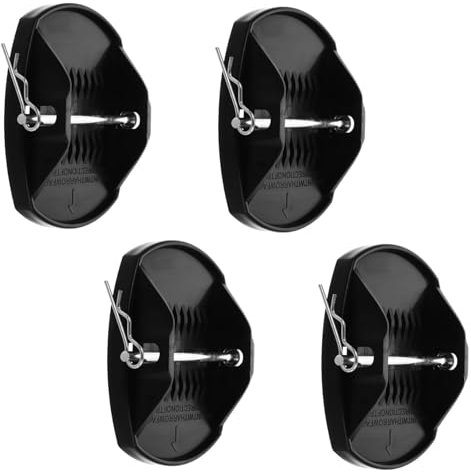 JECOMPRIS 4stücke Rv Stabilisator-pads Hochbelastbare Unterlegplatten Für Wohnmobile Anti-absink-basis Für Wagenheber Zum Nivellieren Und Stabilisieren Von Fahrzeugen
