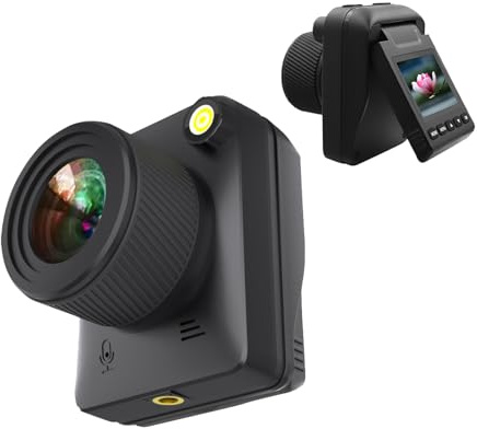 LICAEVEY Time Lapse Camera, 32MP 4K HD Outdoor Full Color Timelapse Camera with 2.0in LCD Screen Macro Shooting IP66 Water Proof for Construction Plants Weather Drawing
