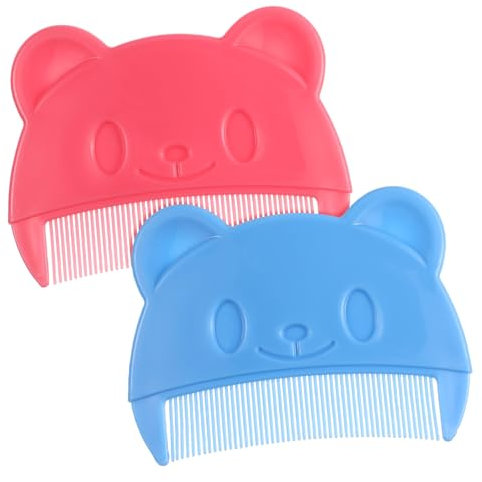 TOYANDONA 2pcs Comb Fine Hair Comb for Newborns and Toddlers Portable Grooming Kit for Cradle Cap Removal and Daily Hair Care Routine