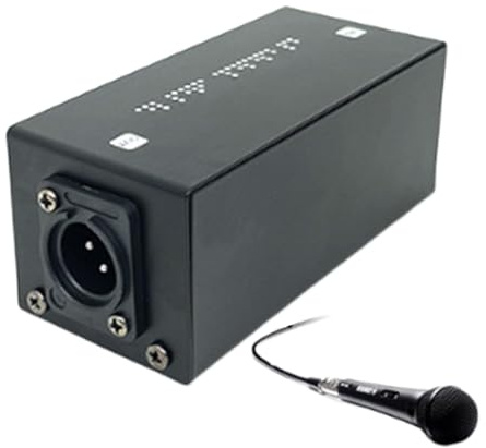 Préamplificateur microphone, préampli micro pour voix | Préamplificateur micro avec gain dynamique de 28 dB, booster micro sans perte | Préamplificateur micro en ligne