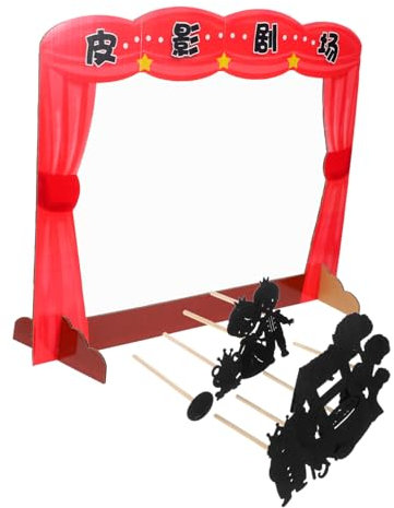 Toddmomy Chinesische Puppe Mit Puppenschnurspielzeug Chinesische Schattenpuppe Für Sensorisches Spielen Ausschnitte Für Schattenpuppen Aufkleber Für Puppentheater DIY Eigenen Puppenmachen m