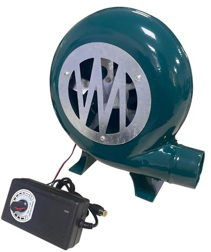 Soplador De Barbacoa - Soplador De Aire Eléctrico Centrífugo, Turbina Soplador De Castillos Hinchables, Parrilla del Encendedor del Carbón De Fan Excitador(60W)